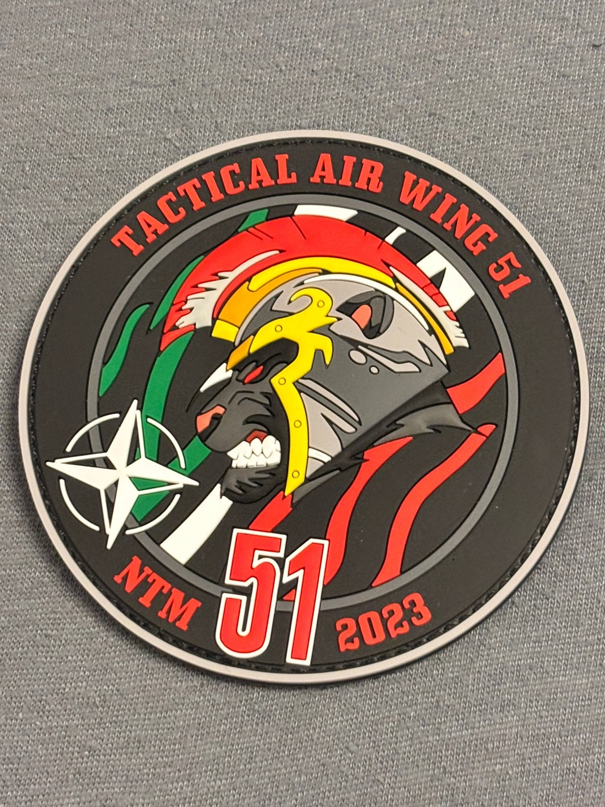 Embleem pvc 2023 NTM TAC 51, Verzenden, Nieuw, Patch, Badge of Embleem