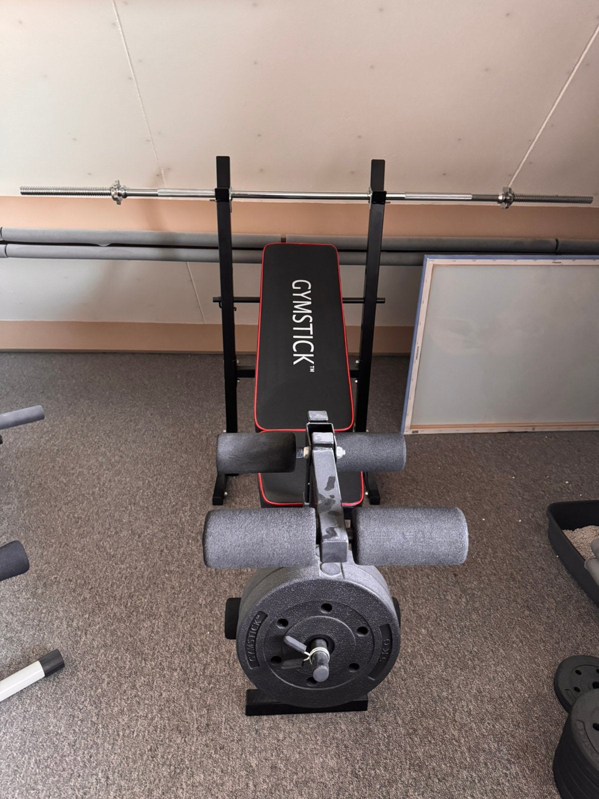 Halterbank, Sport en Fitness, Ophalen, Zo goed als nieuw, Fitnessbank