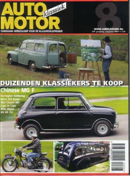 AMK 8 2007 : Volvo Duett P210 - Mini Cooper - MG TF - IFA BK, Ophalen of Verzenden, Gelezen, Algemeen