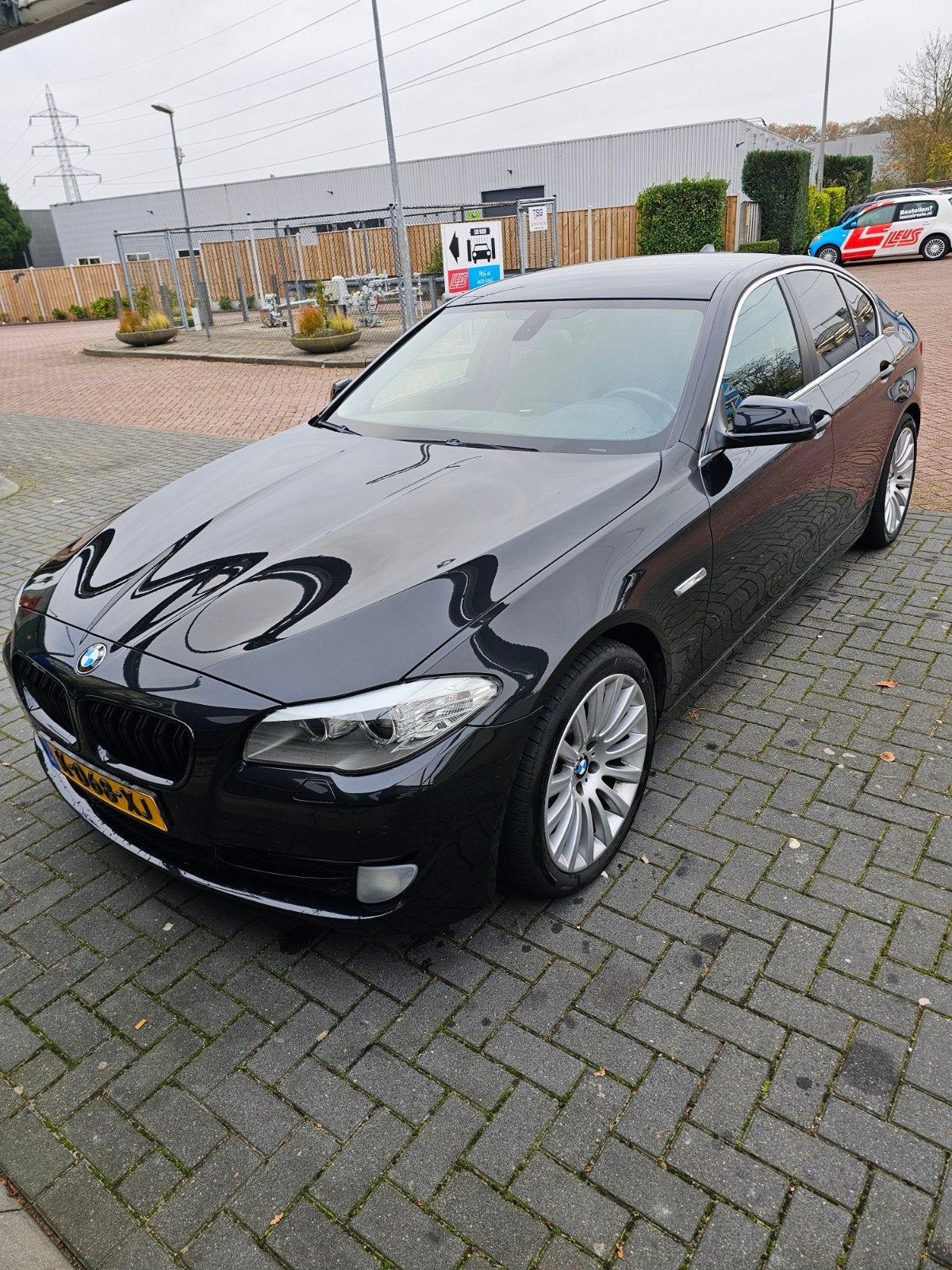 BMW 520i | 2012 Zwart | AUT leder, Auto's, BMW, Automatische klimaatregeling, Achterwielaandrijving, Zwart, 4 cilinders