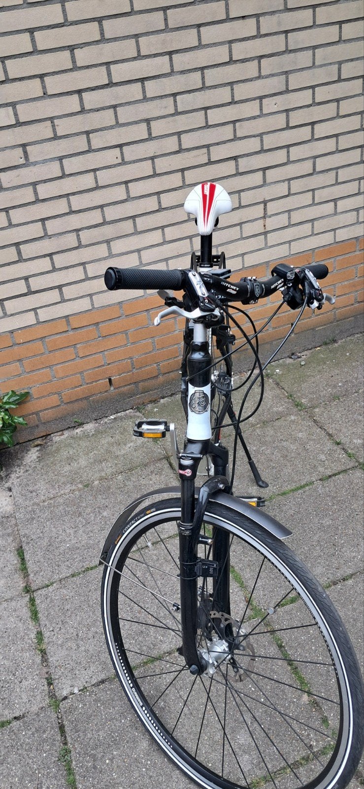 Jan Janssen Access 30v Hybride Trekkingfiets - Maat 60, Zo goed als nieuw, 57 tot 61 cm, Meer dan 20 versnellingen, Ophalen