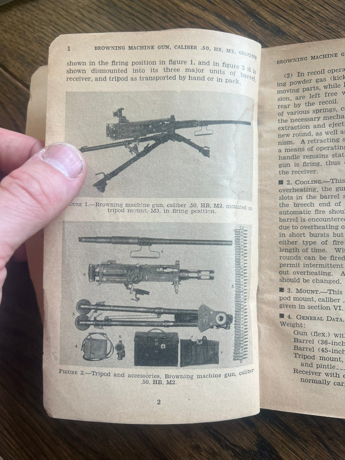 WO2 Amerikaans voorschrift .50 cal machine gun BMG browning, Amerika, Verzenden, Boek of Tijdschrift