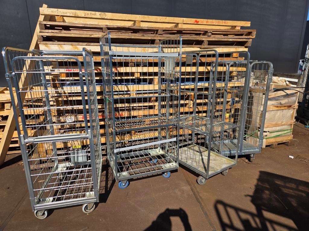Diverse rolcontainers, 100 liter of meer, Ophalen, Gebruikt, Transportkar