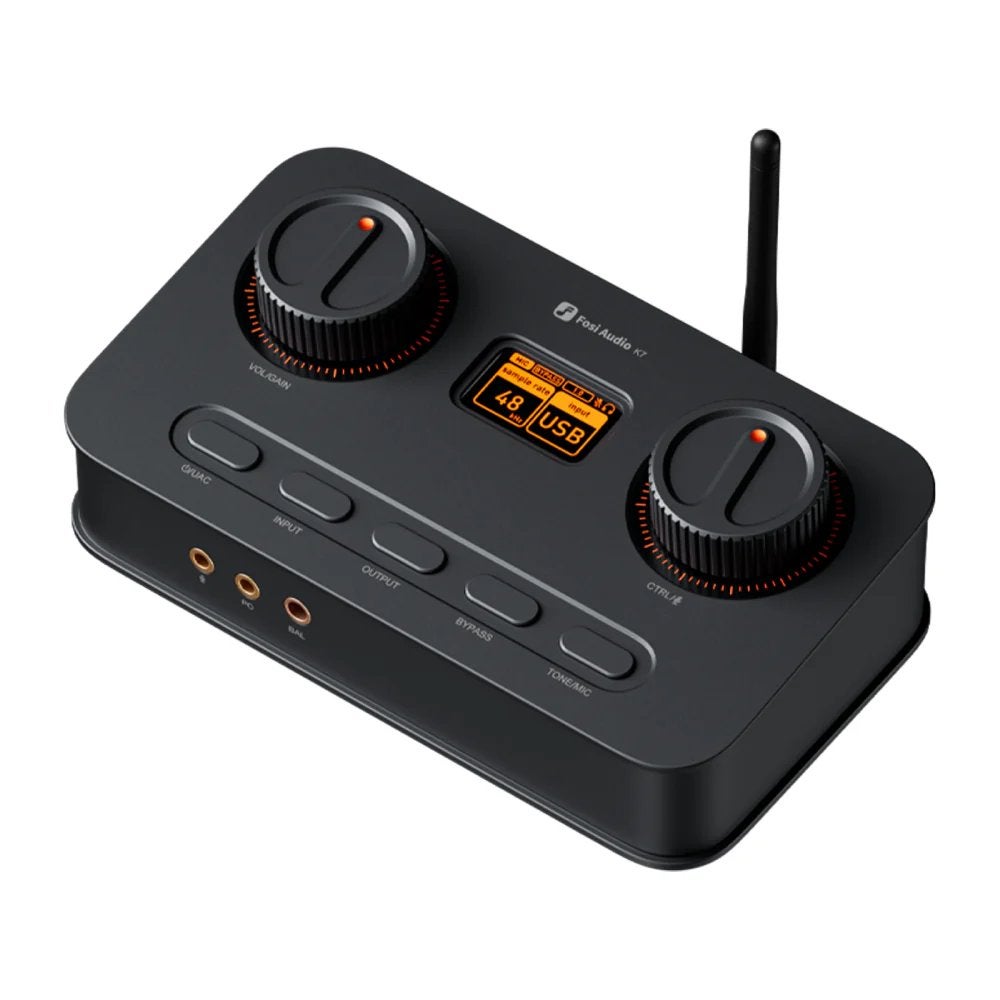 Fosi Audio K7 Gaming DAC & Headphone Amplifier, Computers en Software, Geluidskaarten, Zo goed als nieuw, Extern, Ophalen of Verzenden