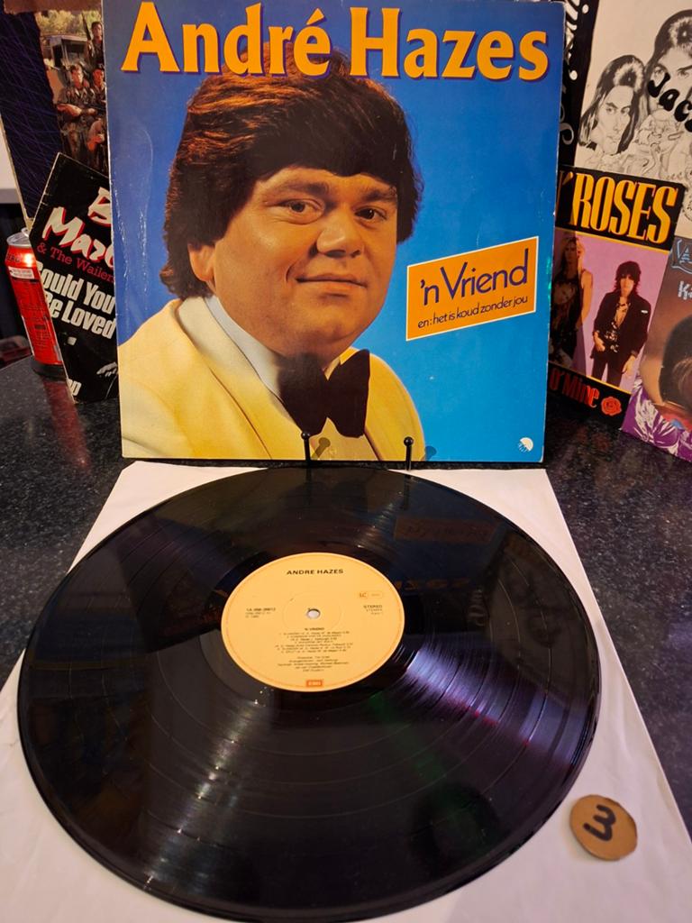 Andre hazes    n vriend    lp   1980/3, Gebruikt, Overige formaten, Ophalen of Verzenden, Levenslied of Smartlap