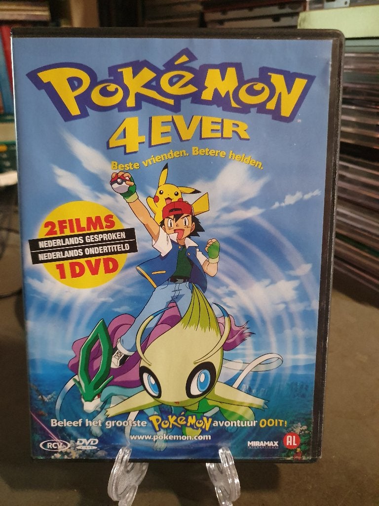 Pokemon 4 Ever (DVD), Alle leeftijden, Ophalen, Zo goed als nieuw, Anime (Japans)