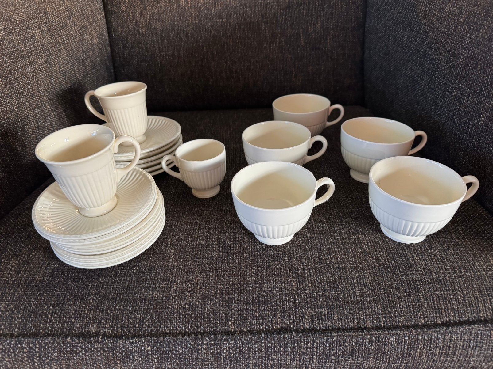 Wedgwood edme 22 delig, Ophalen of Verzenden, Zo goed als nieuw, Kop(pen) en/of Schotel(s), Wedgwood