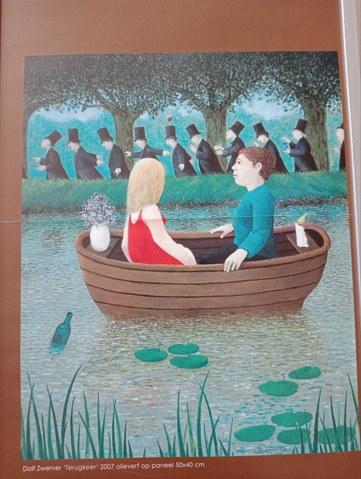 Dolf Zwerver affiche 'Terug in Friesland' 2008, Ophalen of Verzenden, Zo goed als nieuw, A1 t/m A3