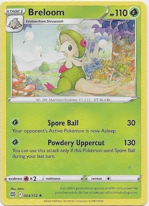 Brilliant Stars,  Breloom [rare] 4/172, Verzenden, Nieuw, Losse kaart