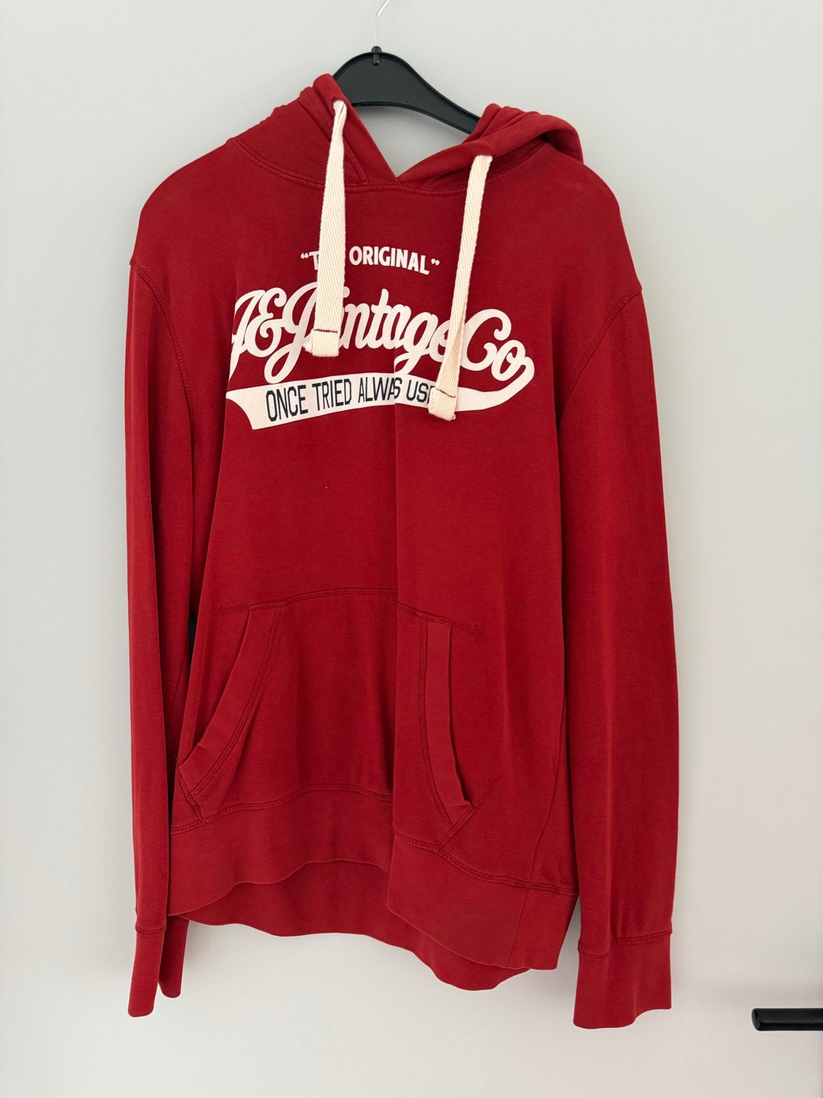 Jack & Jones Vintage Hoodie - Maat M, Ophalen of Verzenden, Gedragen, Maat 48/50 (M), Rood