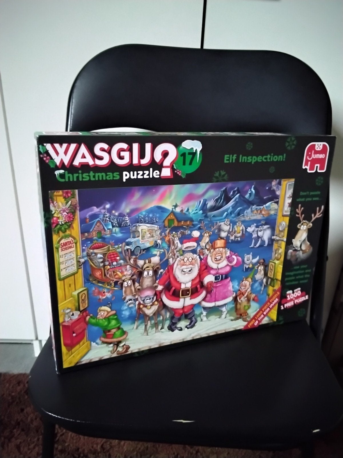 Wasgij Christmas puzzel nr 17 zgan 2 x 1000st, Ophalen of Verzenden, 500 t/m 1500 stukjes, Zo goed als nieuw
