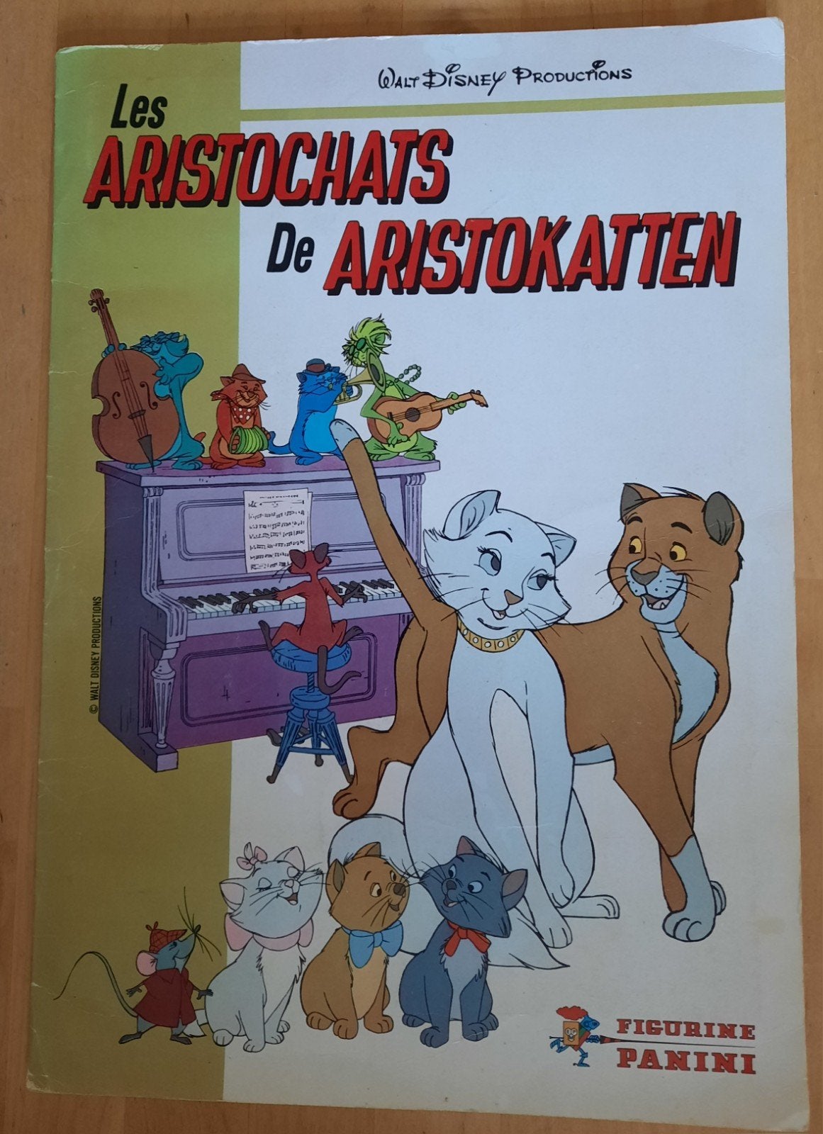 Figurine Panini - De Aristokatten Plaatjesalbum - 1980, Ophalen of Verzenden, Meerdere stickers