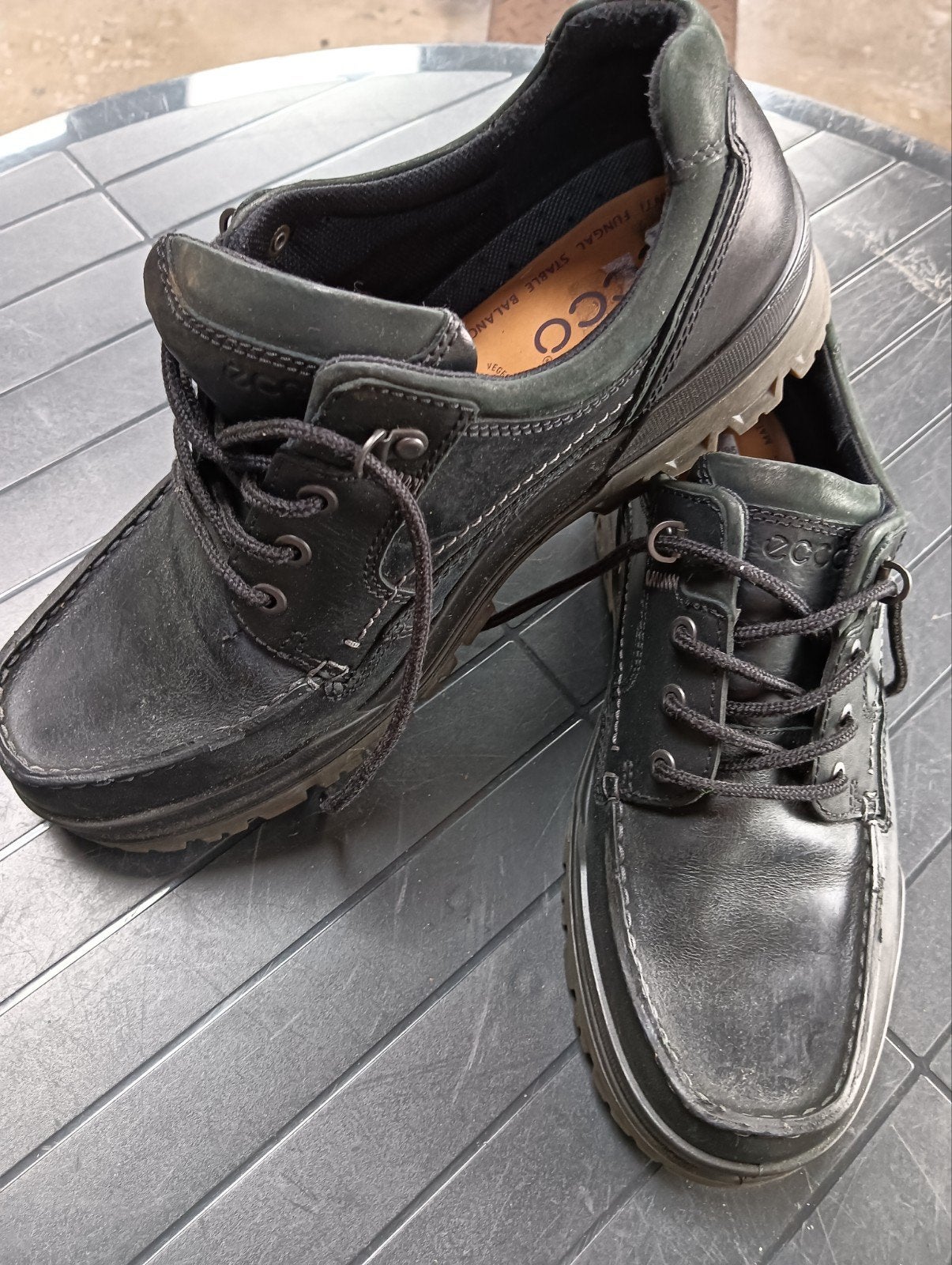 Ecco herenschoenen - Zwart, maat 43, Ophalen, Ecco, Zwart, Gedragen