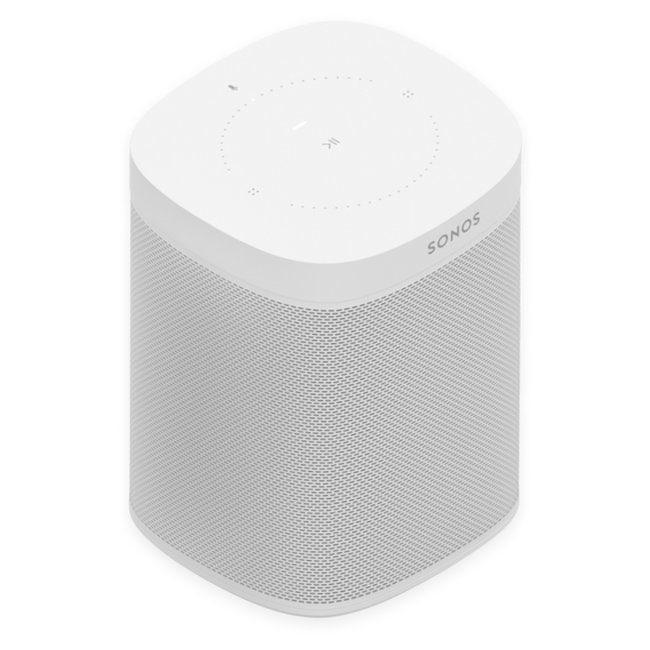 Sonos One wit met spraakondersteuning, Ophalen of Verzenden, Zo goed als nieuw, Sonos, Minder dan 60 watt