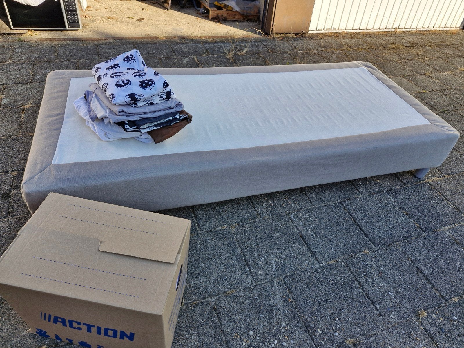 boxspring, Ophalen, Eenpersoons, 90 cm