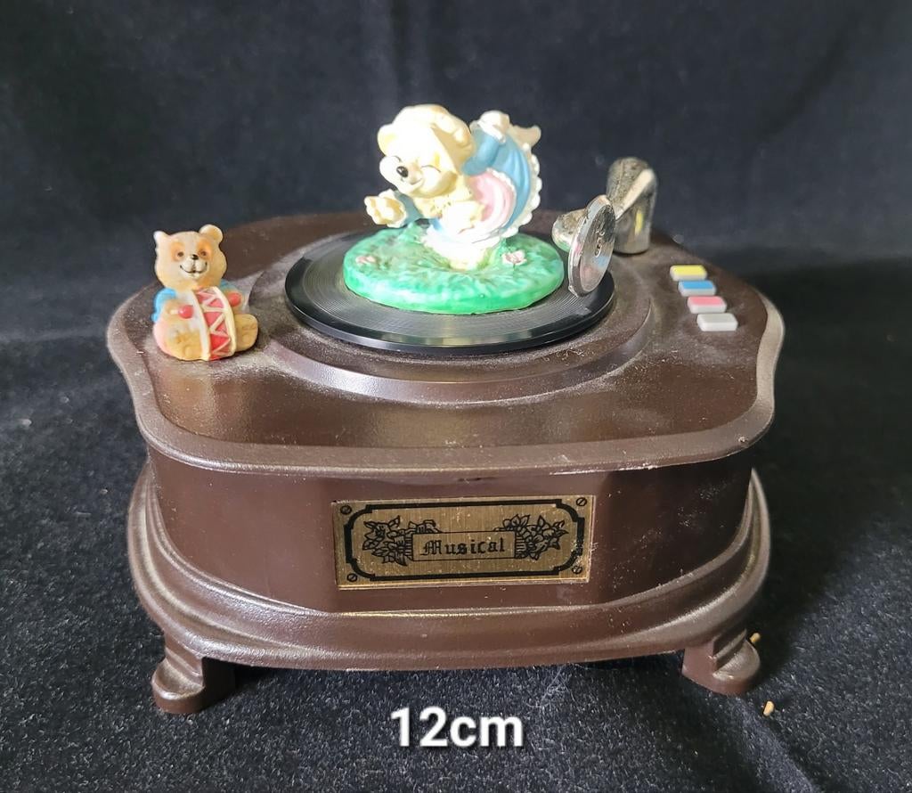 Vintage Muziekdoos - Draaiende Figuur, Ophalen of Verzenden