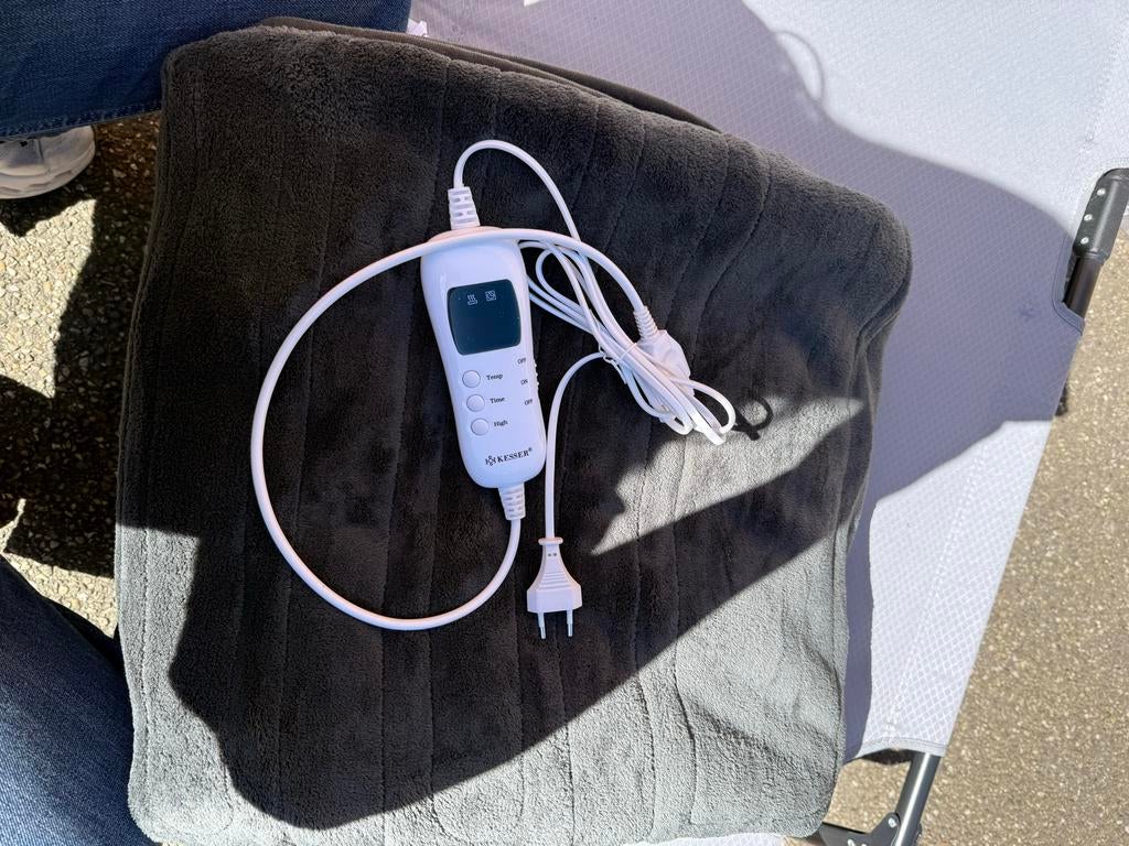 Kesser Elektrische Deken - Comfortabel en Warm, Ophalen, Deken of Dekbed, Grijs, Nieuw