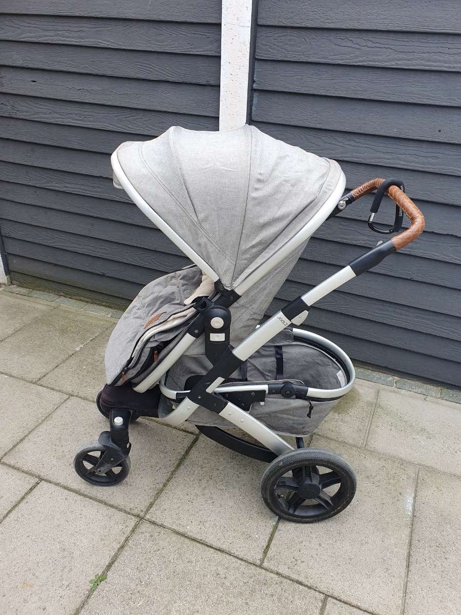 Joolz Geo kinderwagen + Reiswieg + Maxi-Cosi + Meerijdplank, Ophalen of Verzenden, Zo goed als nieuw, Maxi-Cosi, Verstelbare rugleuning