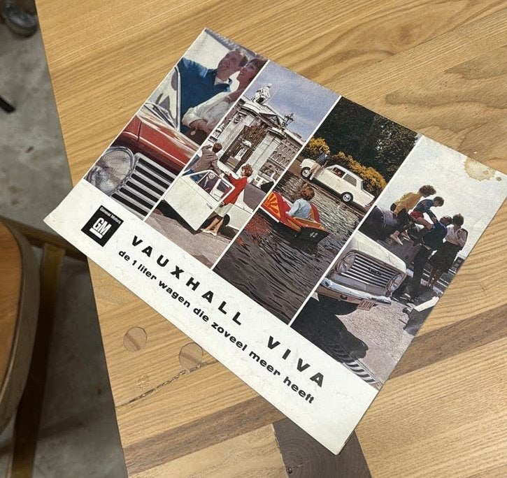 Nederlandse Vauxhall viva folder, Ophalen of Verzenden, Zo goed als nieuw, Overige merken