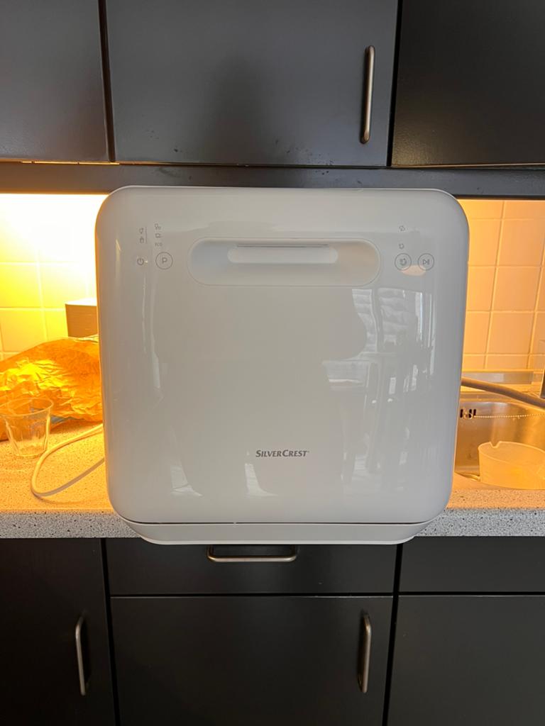 Mini vaatwasser Silvercrest, Witgoed en Apparatuur, Vaatwasmachines, Ophalen, Minder dan 10 liter, Zo goed als nieuw, Vrijstaand