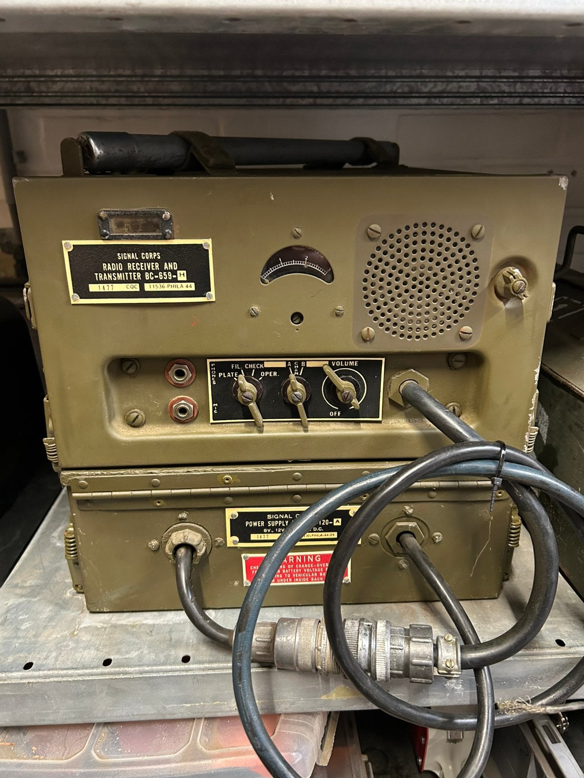 Amerikaanse jeep radio, Ophalen, Amerika