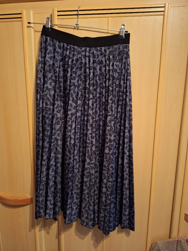 Mooie geplooide midi rok van Esprit in maat S., Kleding | Dames, Blauw, Ophalen of Verzenden, Zo goed als nieuw, Maat 36 (S)