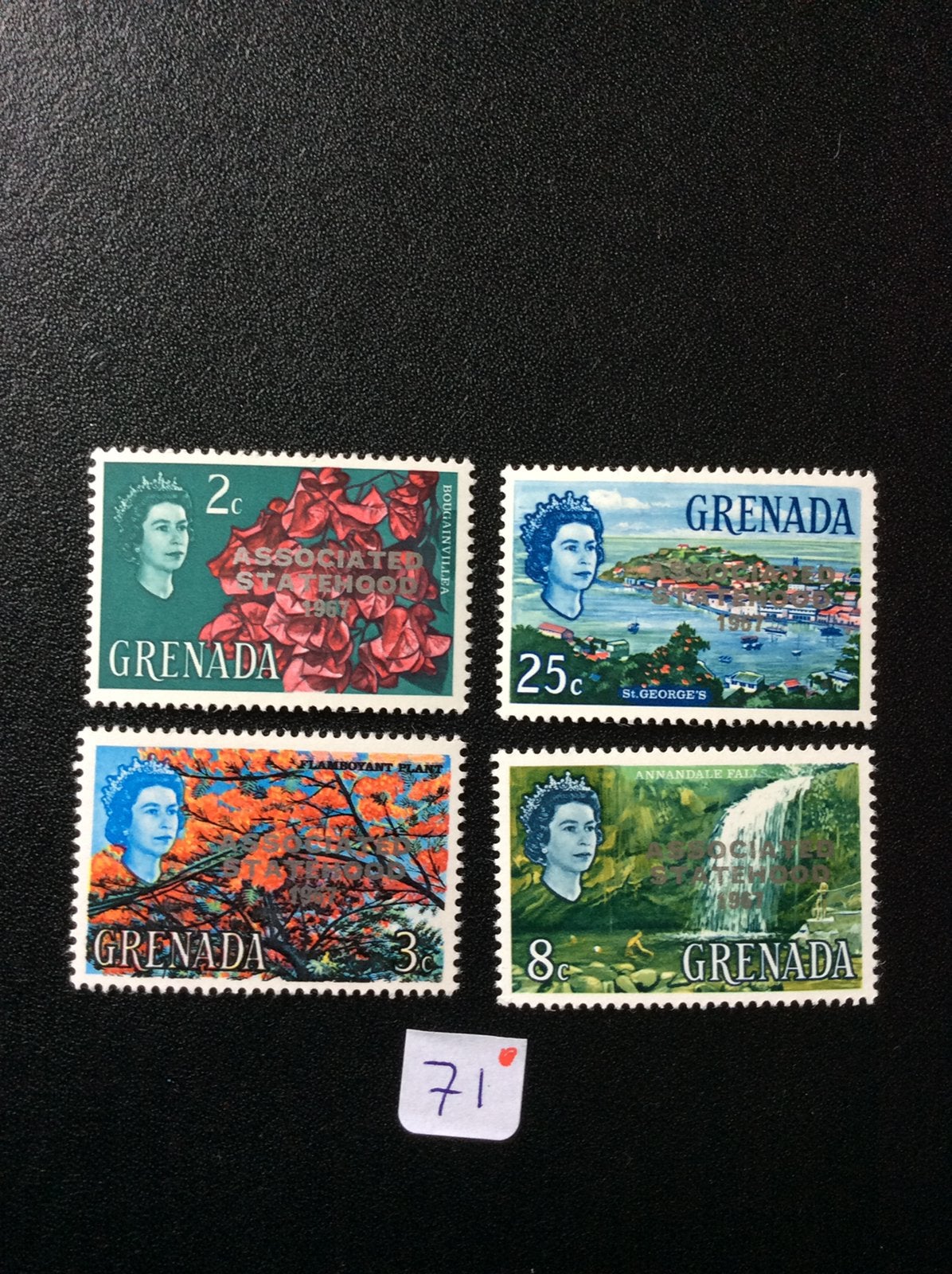 Granada postzegels 1967 pfr Mi 224/27, Ophalen of Verzenden, Postfris