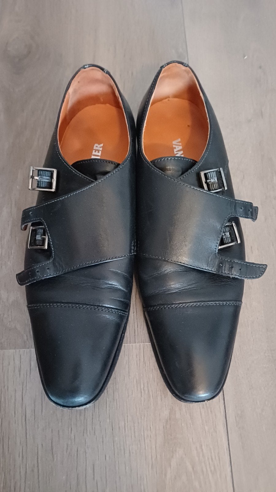 Van Lier gespschoenen - Maat 9, Kleding | Heren, Zwart, Van Lier, Ophalen of Verzenden, Gespschoenen