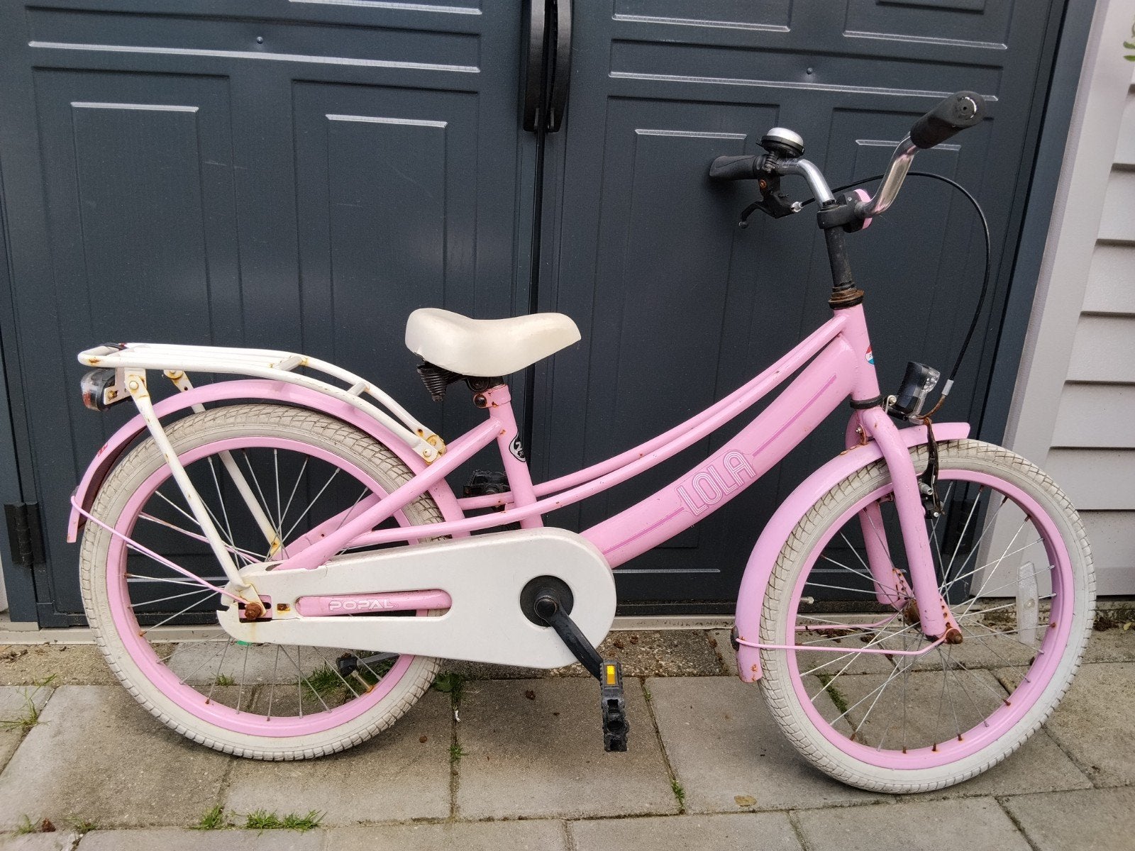 Meisjes fiets 18inch, Ophalen, Gebruikt, 18 inch