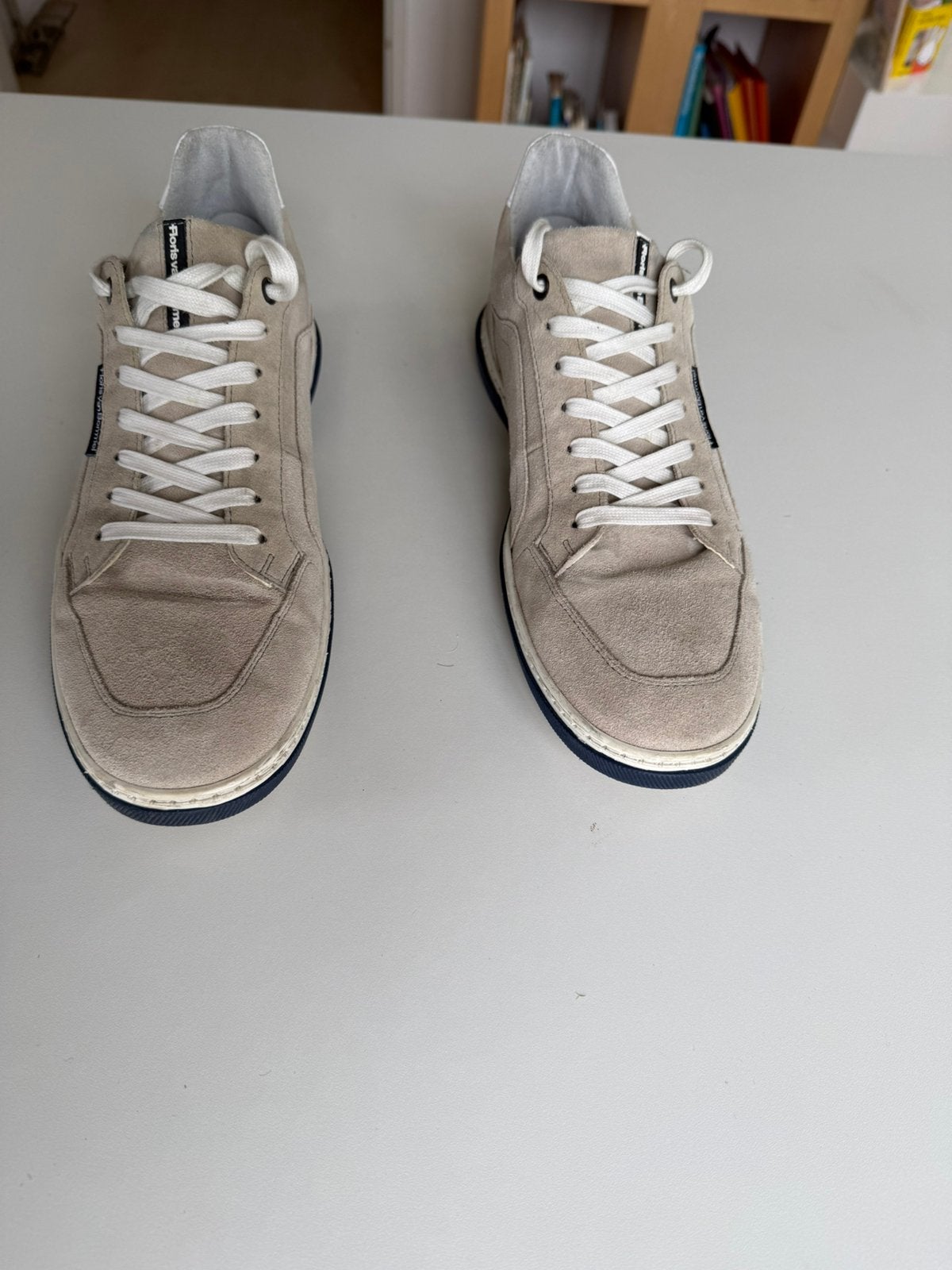 ZGAN Floris van Bommel lage sneakers mt 8,5 zie toelichting!, Ophalen of Verzenden, Zo goed als nieuw, Overige kleuren, Sneakers of Gympen