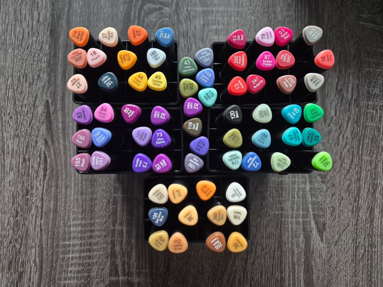 Set Twinmarkers stiften, Ophalen of Verzenden, Zo goed als nieuw, Potlood of Stift