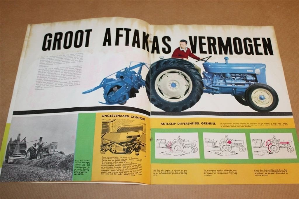 Fordson Super Dexta & Dexta — Tractorfolder 1964, Ophalen of Verzenden, Gelezen