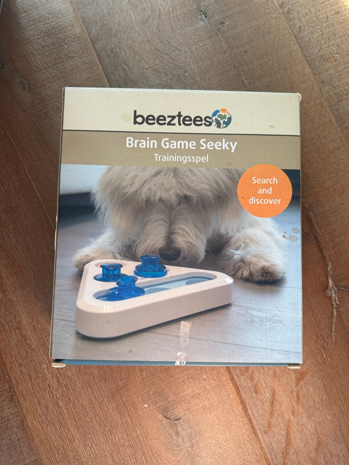 Beeztees brain game seeky, Dieren en Toebehoren, Beeztees, Ophalen of Verzenden, Zo goed als nieuw, Hondenspeelgoed