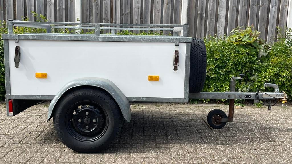 Rieske bagagewagen incl fietsendrager voor 4 fietsen, Ophalen