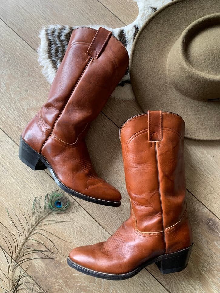 Abilene Boots cowboylaarzen 41 western boots bohemian laarze, Hoge laarzen, -, Ophalen of Verzenden, Zo goed als nieuw