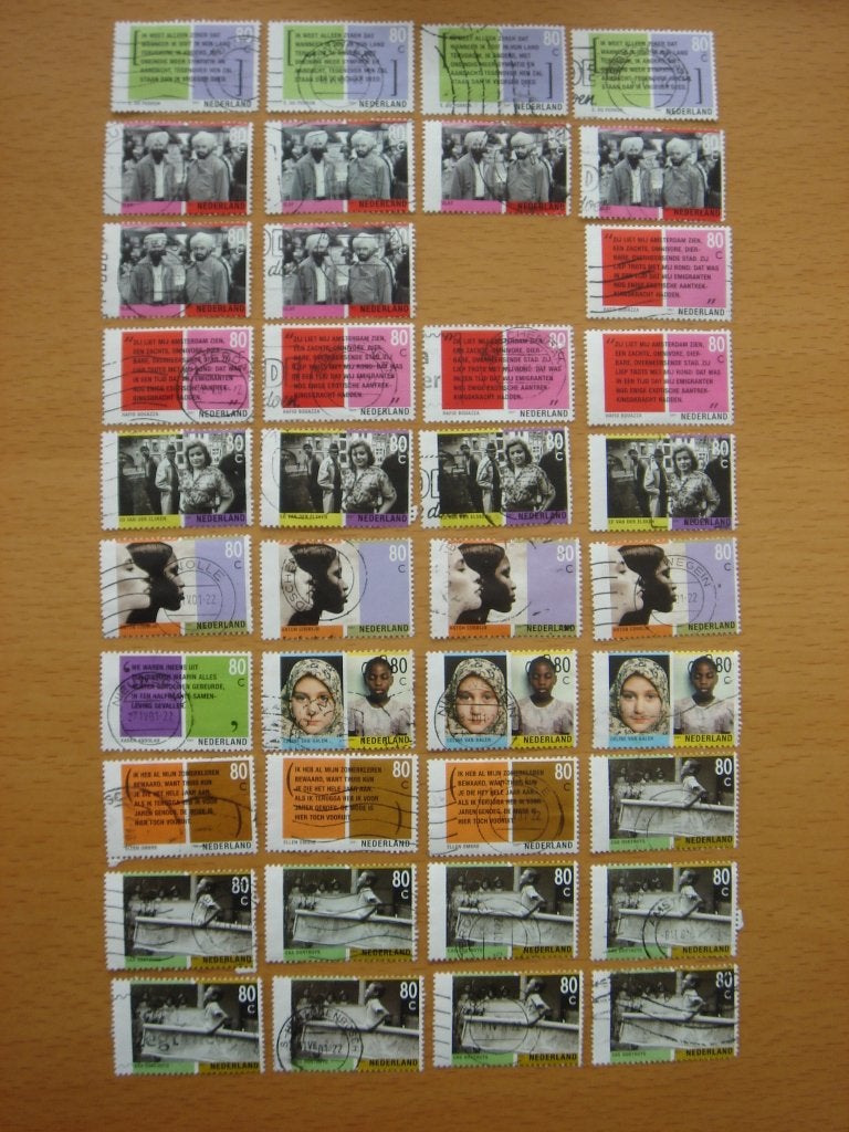 Tussen twee culturen 39x Gestempeld, Ophalen of Verzenden, Na 1940, Gestempeld