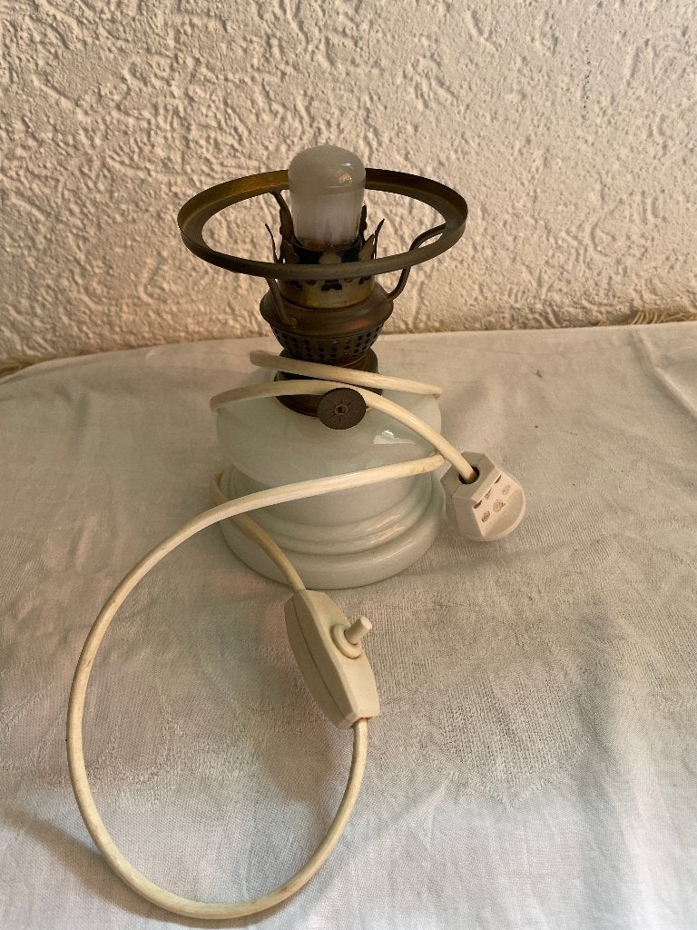 antieke olielamp, Ophalen of Verzenden