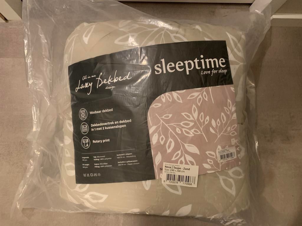 Nieuw all- in-one lazy dekbed, Beige, Ophalen of Verzenden, Deken of Dekbed, Nieuw