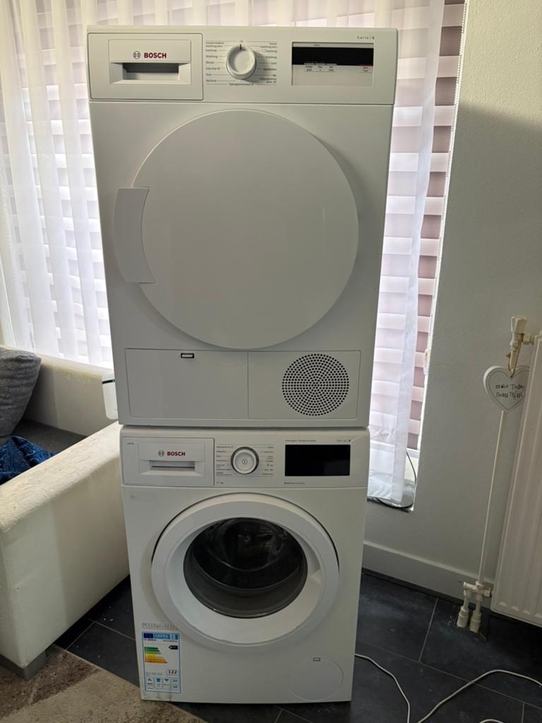 Bosch Wasmachine+droger Serie 6 Eco, 6 tot 8 kg, Ophalen of Verzenden, Zo goed als nieuw, Minder dan 85 cm