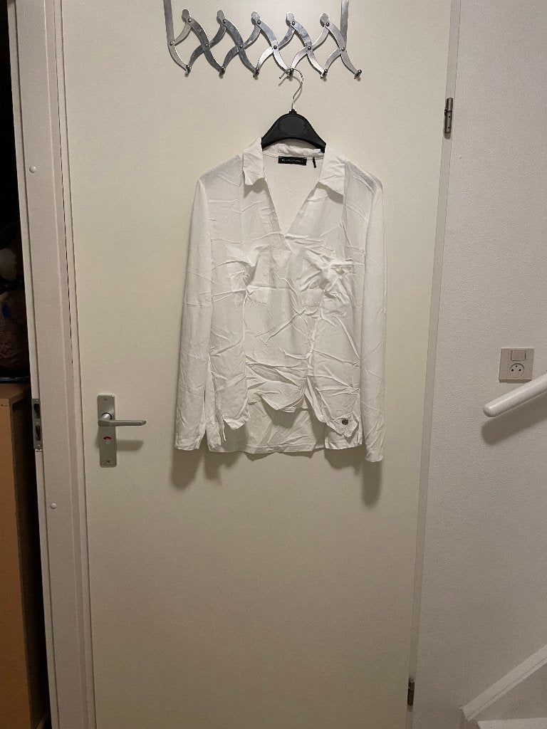 Crème bloes Another Woman maat 42, Beige, Maat 42/44 (L), Ophalen of Verzenden, Zo goed als nieuw