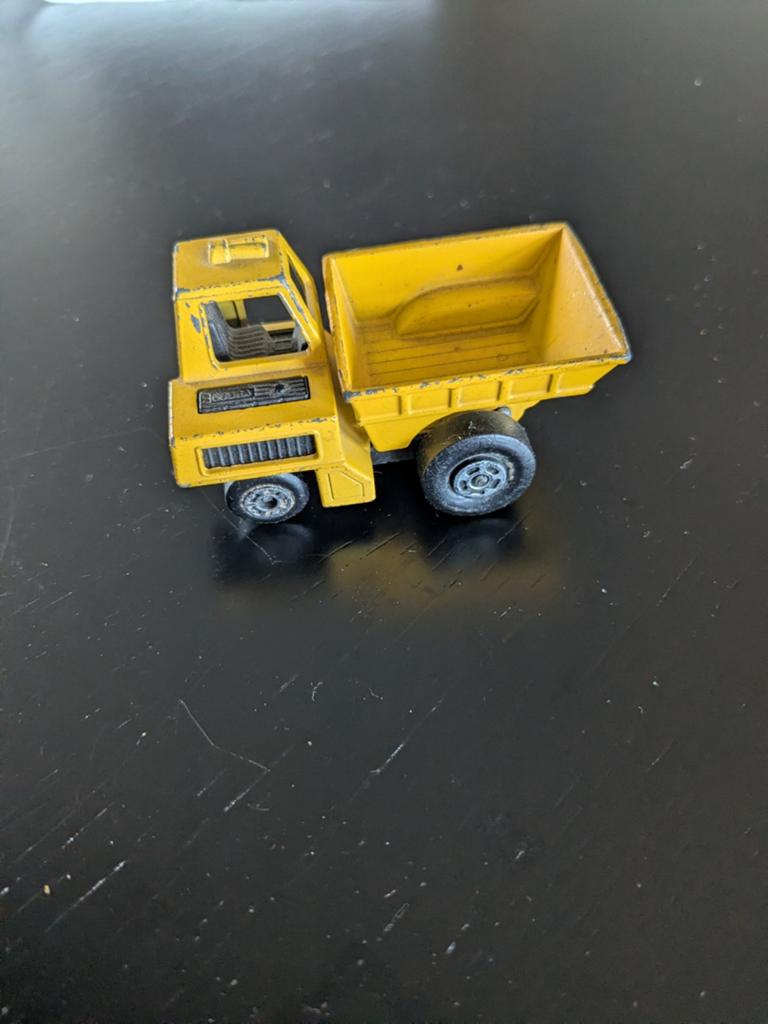 Vintage Matchbox Speelgoed Kiepwagen Geel, Kinderen en Baby's, Speelgoed | Speelgoedvoertuigen, Ophalen of Verzenden, Gebruikt