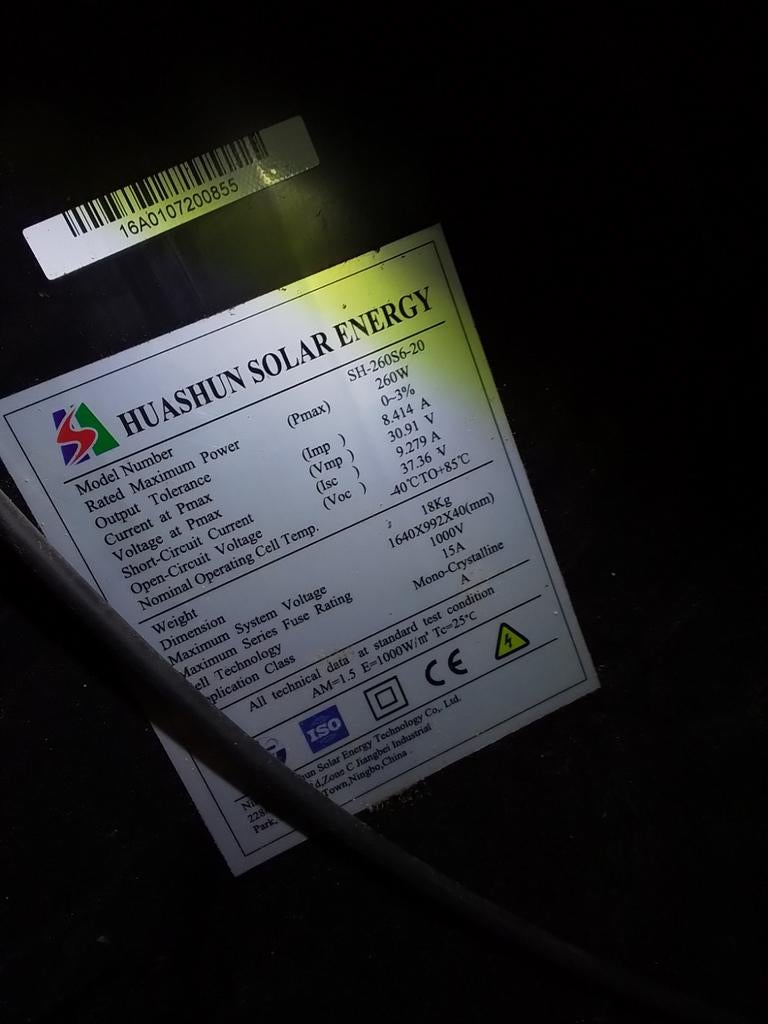 Balkon solar stekker klaar, Ophalen, Gebruikt