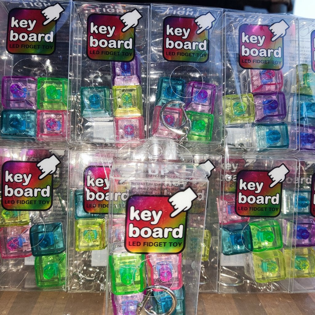 LED Keyboard Fidget Toy - 4 modellen met 5 kleuren led, Ophalen of Verzenden, Nieuw