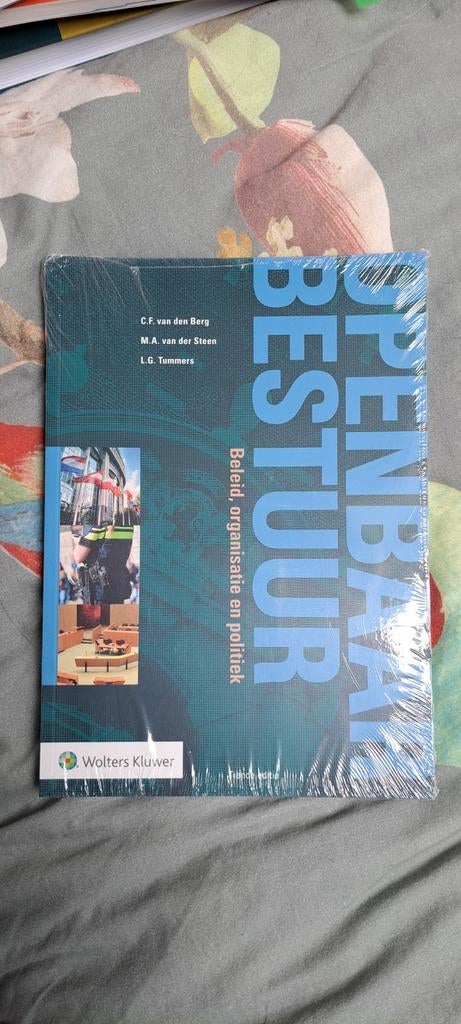 Openbaar Bestuur: Beleid, organisatie en politiek, Boeken, Studieboeken en Cursussen, Nieuw, Gamma, C.F. van den Berg, M.A. van der Steen, L.G. Tummers