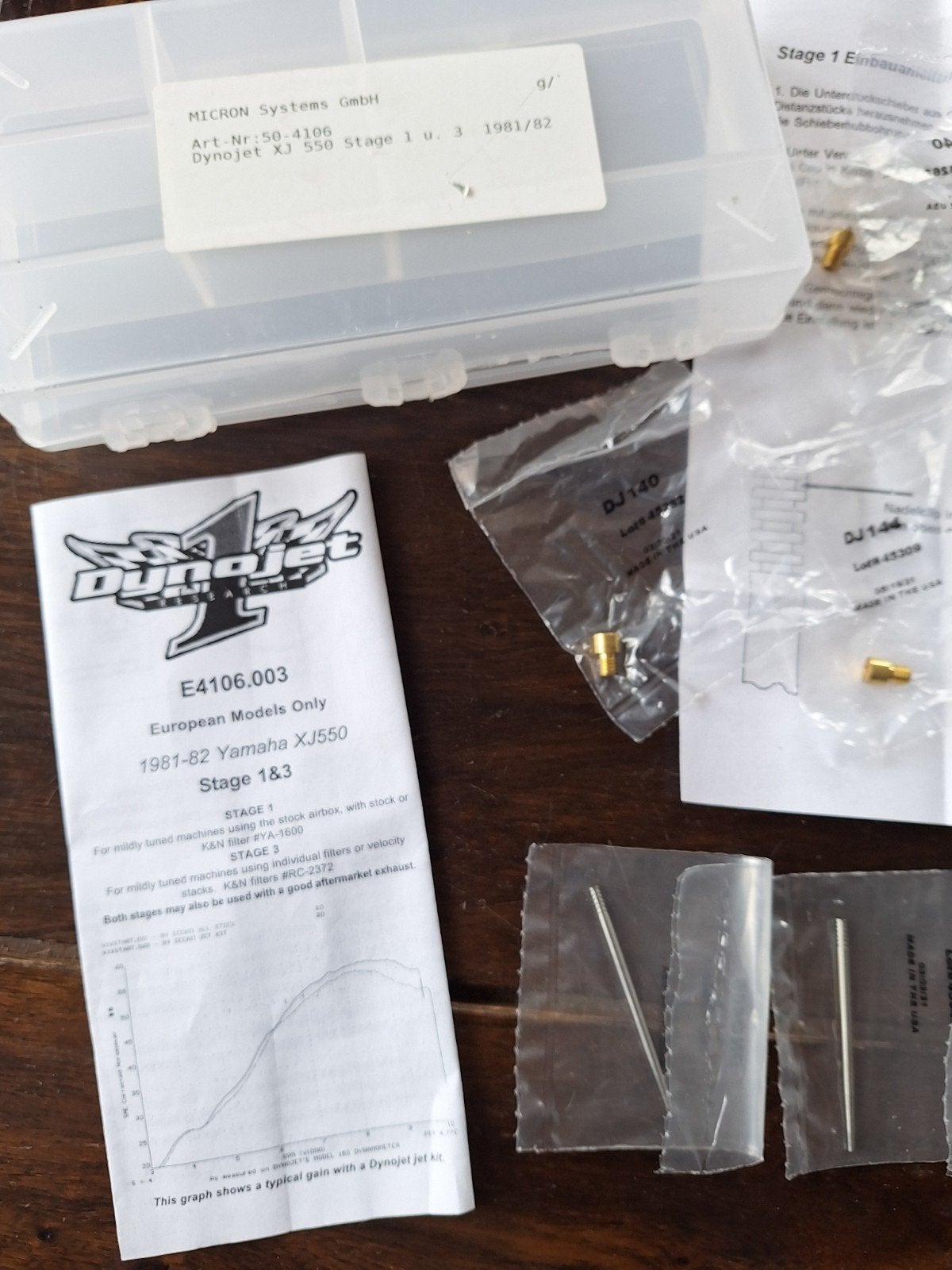 Dynojet kit Stage 1-3 Yamaha XJ550 1981-1982 nieuw, Motoren, Ophalen of Verzenden, Nieuw