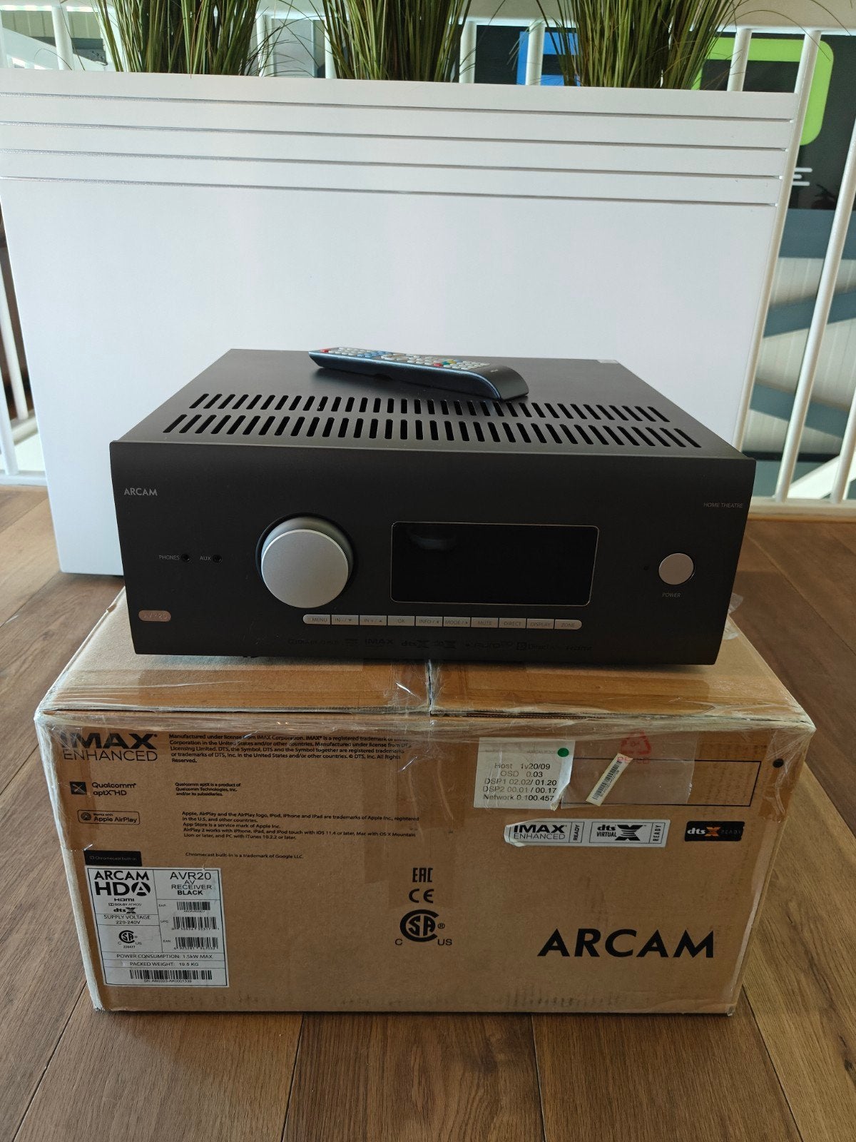 Arcam AVR20 AV-Receiver - Compleet met doos en accessoires, Overige systemen, Zo goed als nieuw, 120 watt of meer, Ophalen