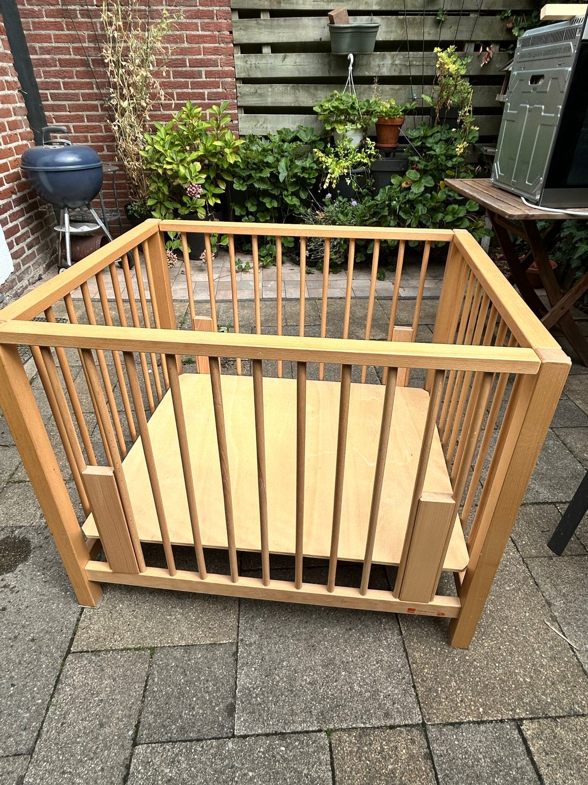Schardt Box - Houten Box voor Baby's en Peuters, Ophalen, Gebruikt, Rechthoekig, In hoogte verstelbaar