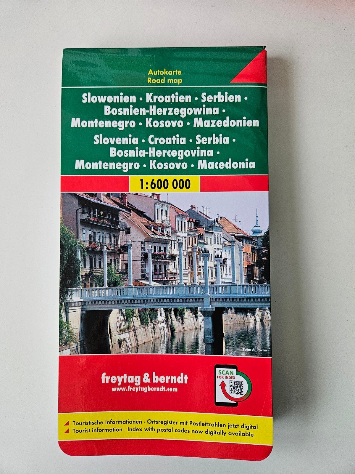 Wegenkaart/ routekaart Montenegro/ Bosnië/ Kroatië, Ophalen, Overige gebieden, 2000 tot heden, Landkaart