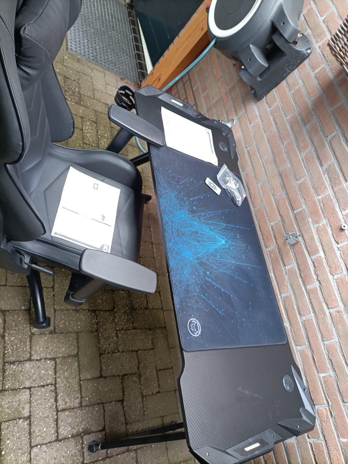 Gaming Bureaustoel - Hoogte en Ligstand Verstelbaar, Ophalen, Zwart, Bureaustoel, Ergonomisch