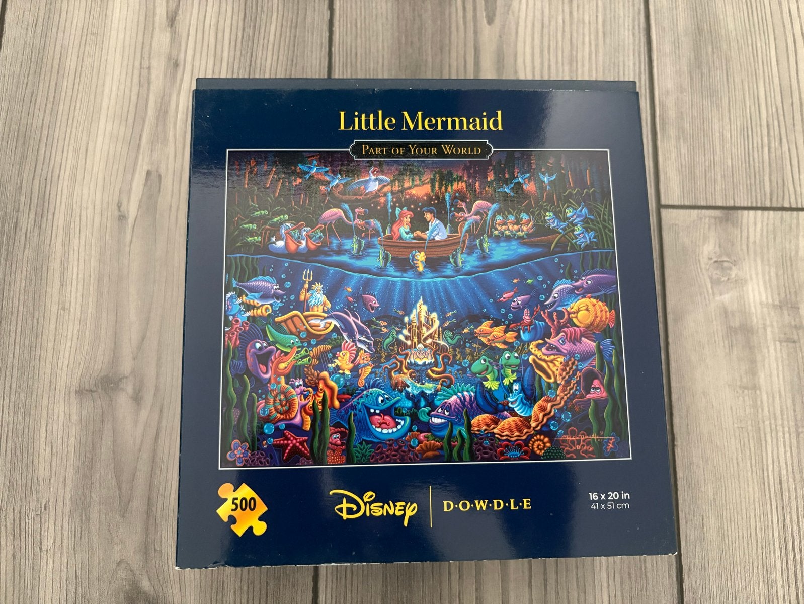 Disney Dowdle Puzzel Ariel De Kleine Zeemeermin 500 stukjes, Ophalen of Verzenden, Nieuw